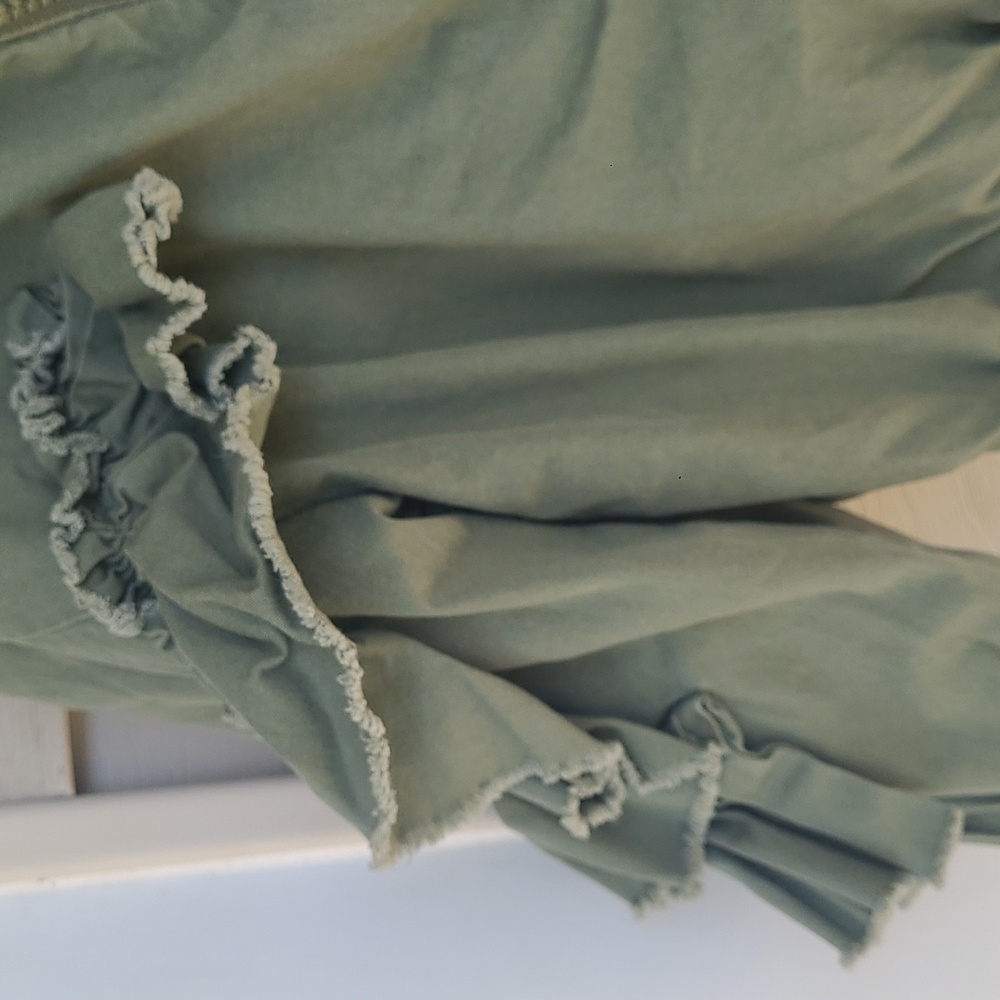 Stem Khaki Ruffle Jacket - Picture 2 of 4